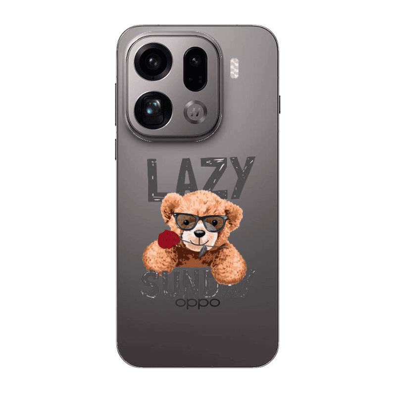 Oppo Find X9 Pro Lazy sunday Transparent Silicone TPU Θήκη
